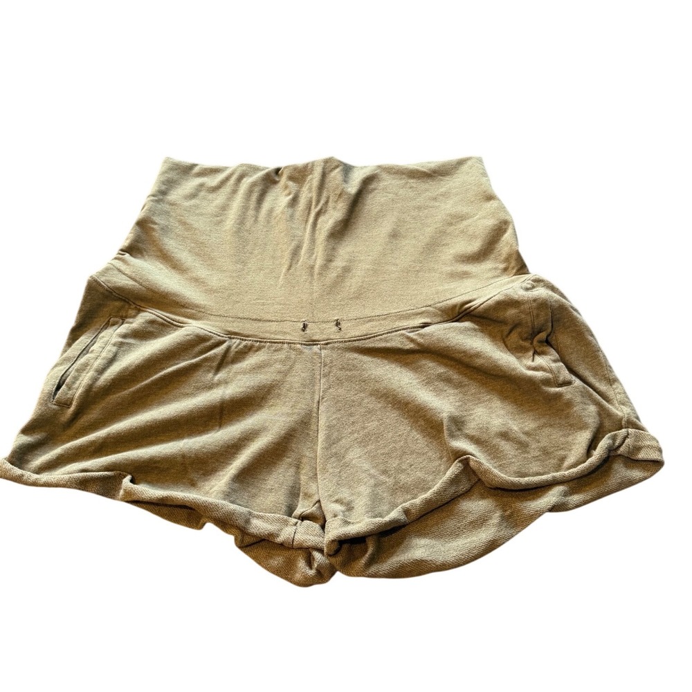 Threads 4 Thought Womens XL Olive Green Maternity Lounge Shorts TWA1578